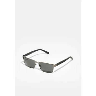 Image of Polo Ralph Lauren Sunglasses, Men&#039;s, Size: 57, Matte dark grey