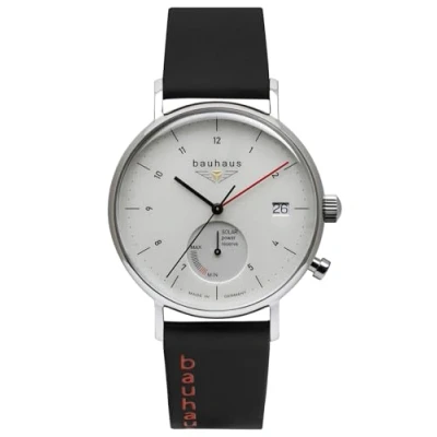 Image of Bauhaus 2112 1 Solar Powered Black Strap Wristwatch
