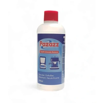 Image of PAZAZZ 3 x 500ml Liquid Decalk Descaler for Coffee Espresso Machines compatible with DELONGHI SAGE GAGGIA KRUPS DUALIT etc.