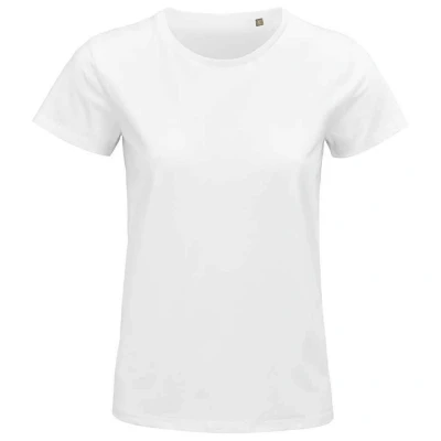 Image of SOLS Womens/Ladies Pioneer Organic T Shirt (White) Cotton Size 2XL