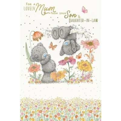 Image of Me to You Tatty Teddy Mother&#039;s Day Card From Son And Daughter In Law 6 x 9&quot; Official Collection
