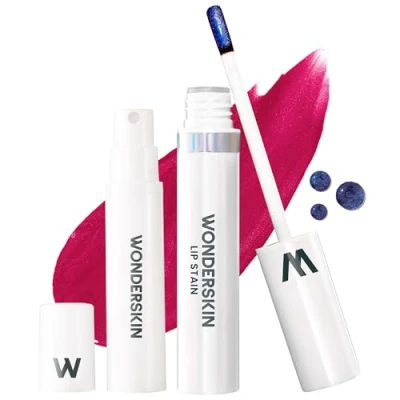 Image of Wonderskin Darling Wonder Blading Peel and Reveal Lip Stain Kit, Long Lasting Waterproof, Transfer Proof Stain, Away Matte Makeup (Darling)