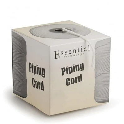 Image of Essential Trimmings 2mm Bleached Cotton Piping Cord White per metre