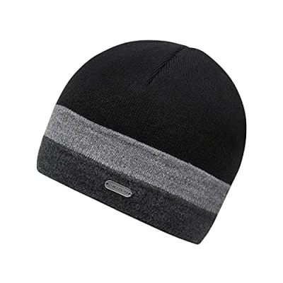 Image of CHILLOUTS Men&#039;s Johnny Beanie Hat, Black, Einheitsgröße