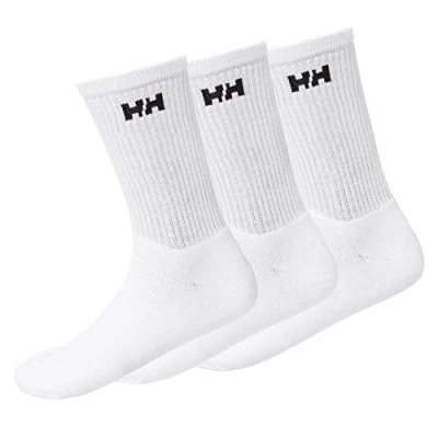 Image of Helly Hansen 3 Pack Cotton Sock Unisex White 38 41