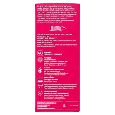 Image of Durex Pleasure Mex40 Condoms Transparent 14 cm