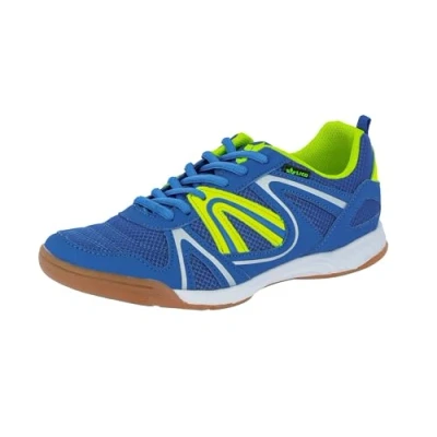 Image of Lico Men&#039;s Fit Multisport Indoor Shoes, Blue (Blue/Lemon Blue/Lemon), 8 UK