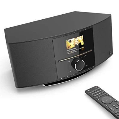 Image of Hama 00054891 internet digital radio WiFi UKW DAB+ CD Bluetooth USB AUX, Spotify black 00054891, Internet, Digital, DAB,DAB+,FM, 87.5 108 MHz, 174 240 40 W