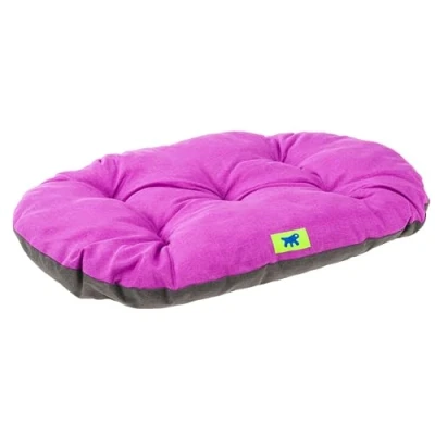 Image of Ferplast Dog Cushion Relax, for large dogs, Cat Cushion, Mat kennels and cars Washable in Cotton with Soft Padding, 100 x 63 cm. Sky Purple