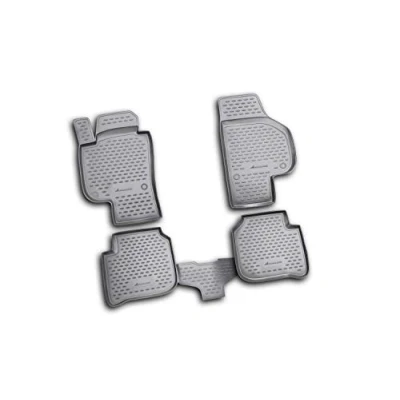 Image of Element EXP.ELEMENT3D4517210k Premium Anti Slip Rubber Floor Mats for Skoda Superb Year 15 20 Black