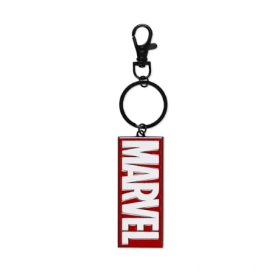 Image of Marvel Red Logo Metal Charm Keychain GH00340RL