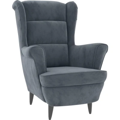 Image of vidaXL Armchair Dark Grey Velvet