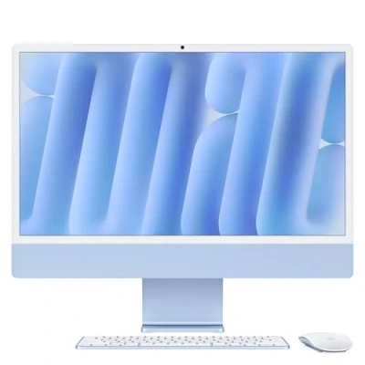 Image of APPLE iMac 4.5K 24&quot; (2024) M4, 256 GB SSD, Blue, Blue