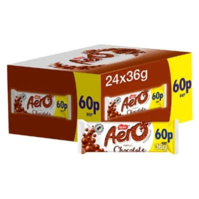 Image of Aero Bubbly Milk Chocolate Bar 36g x Case of 24