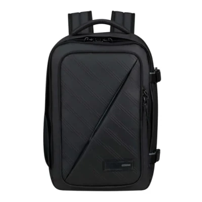 Image of American Tourister Take2Cabin Ryanair Cabin Bag 25 x 20 40 cm, 24 L, 0.50 kg, Hand Luggage, Airplane Backpack S Underseater, Black Edition (Black Edition)