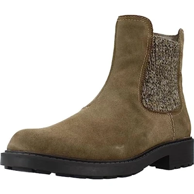 Image of Clarks Women&#039;s Opal Sky Fashion Boot, Dark Olive SDE, 3 UK