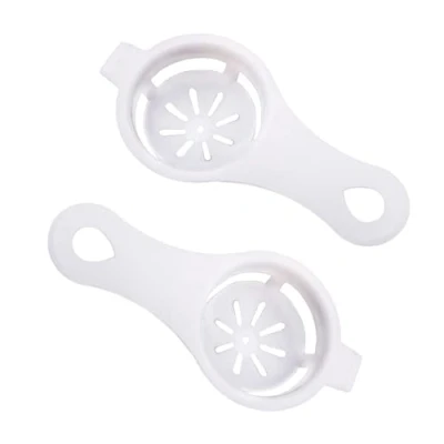 Image of Egg Separator, 2 Pcs Yolk White Filter, Kitchen Baking Tool