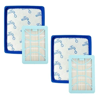 Image of 4 Piece Filter Replacement Parts Accessory Set for Philips PowerPro Expert Vacuum Cleaner FC9729/09 FC9741/09 FC9742/09 FC9743/09 FC9744/09 FC9745/09 FC9746/09
