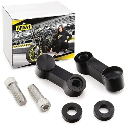 Image of Motorcycle rear view mirror arm extension widening (2 x M10 right hand thread)