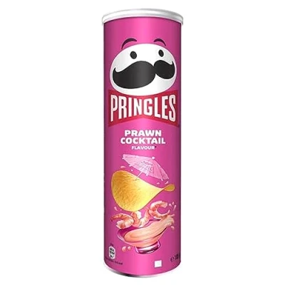 Image of Pringles Prawn Cocktail Flavour Crisps 185g (Packaging may vary)