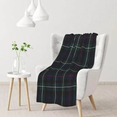 Image of Blanket,Warm Flannel Blanket Throw/Blanket Bed Throw for Sofa Office 102X 76 cm,Mackenzie Tartan Plaid Outl And Er