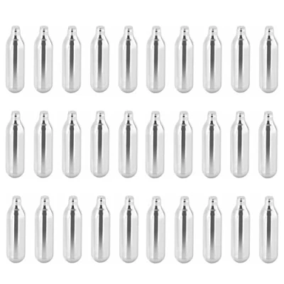 Image of Pack 30 Unthreaded Non Threaded 8g Soda Sparklets Siphons Homebrew Beer Pump Dispenser CO2 Cartridges