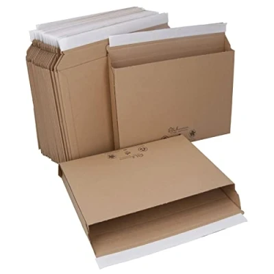 Image of Cardboard Envelopes Mailer for Royal Mail Larger Letter Postal 234 x 334mm 25pc