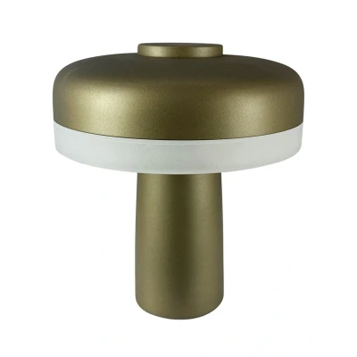 Image of Dyberg Larsen LED table lamp Porter, green, height 16 cm