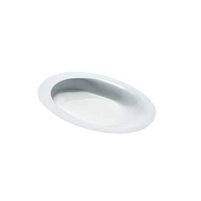 Image of HOMECRAFT Manoy Contoured Plates, Small, High Walled Plate, Scoop Dish with Raised Walls for Users to Foods onto Utensils, Melamine Plate Limited Motor Function