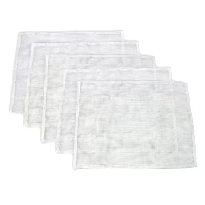 Image of KuKoo 6 Litre Straining Bags x 5, Cider Wine Making Homebrew, Fruit Press Nylon Coarse Gauge Filters