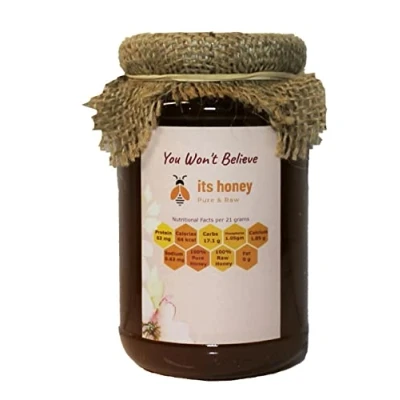 Image of Honey Raw Organic Wild Flower Pure Natural Unpasteurised Unfiltered Unheated Fresh Certified