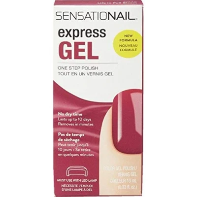 Image of Sensationail One Step Express LED Gel Polish Life In Full Blo, 10 ml