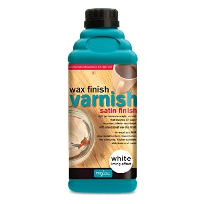 Image of Polyvine Wax Finish Varnish White 500ML