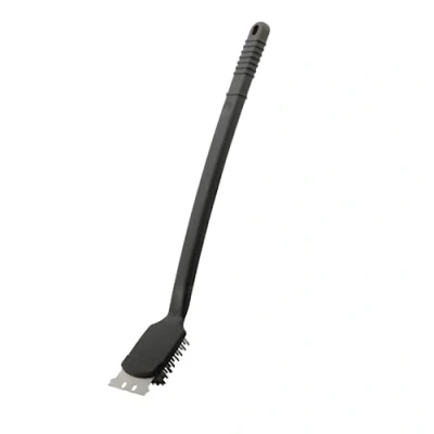 Image of Garden Mile bbq cleaner brush 43cm Long Ergonomic Handle Grip for Grill cleaning brush, Durable Carbon Bristles, with Built in Metal Scraper (Extra Long)