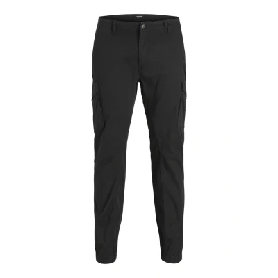 Image of Jack &amp; Jones Jjipaul Jjflake AKM Cargo trousers, Men&#039;s, Size: 40x34, Black