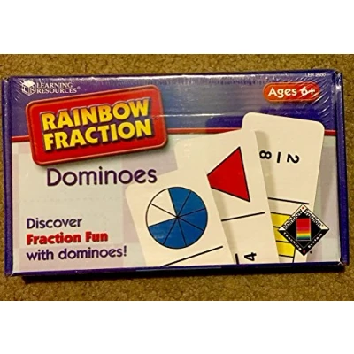 Image of Learning Resources Rainbow Fraction Dominoes