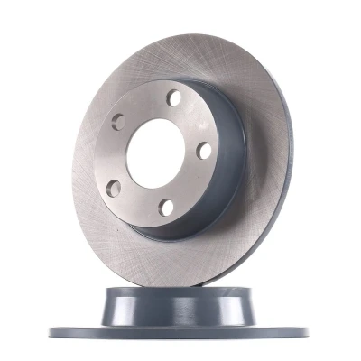 Image of 4B0615601B Brake disc FEBI BILSTEIN 22906 Rear Axle 255mm 10mm 5 Hole 112mm solid Coated AUDI: A6 C5 Avant, Saloon, Allroad