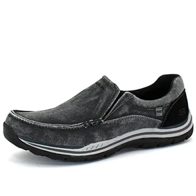 Image of Skechers Men&#039;s Expected Avillo Moccasin, Black, 9 UK