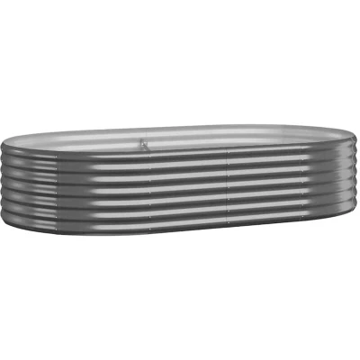 Image of vidaXL Garden Raised Bed Powder coated Steel 175x100x36 cm Anthracite
