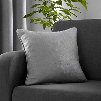 Image of Fusion Strata Cushion Cover 43x43cm in Silver