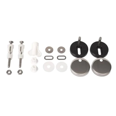 Image of Kleine Wolke Toilet Seat Buffer Set Assembly Kit Silver