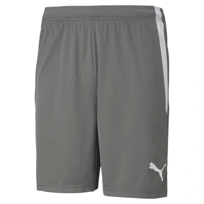 Image of Puma Teamliga Football Shorts, Men&#039;s, Size: Small, Grauweiss