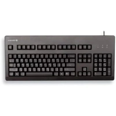 Image of CHERRY G80 3000 BLUE SWITCH Keyboard, Corded, Black, USB/PS2 (QWERTY UK)