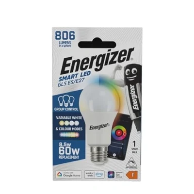 Image of 60W Smart LED GLS E27 RGBW S18460