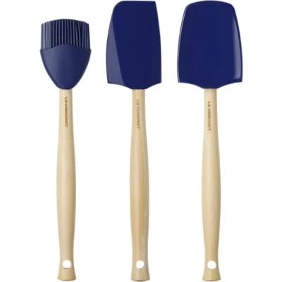 Image of Le Creuset Spatula Set 3 Pieces Premium Azure