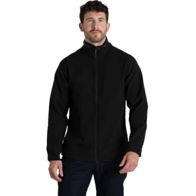Image of Craghoppers Mens Expert Basecamp Jacket Softshell, Black, L