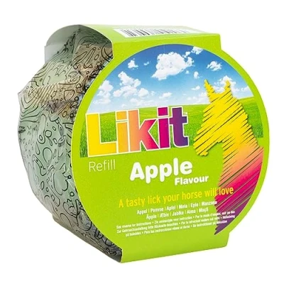 Image of Likit Horse Treat Apple Large Refill 650g Tasty Treat, Reduce your Horse&#039;s Boredom &amp; Stress