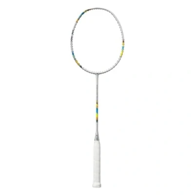 Image of Yonex NanoFlare 700 Play Badminton Racquet (Silver/Sky Blue) (4UG5) Factory Prestrung