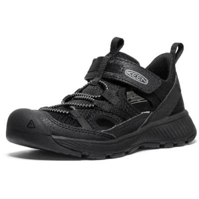 Image of Keen Motozoa Children Unisex Walking sandals for kids, Size: 12k, Black Textile/synthetics