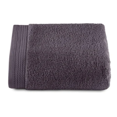 Image of RIZO Top Towel Set of 1 Shower Bath Towels 100% Combed Cotton 600 g/m2 Measure 70 x 140 cm Marengo